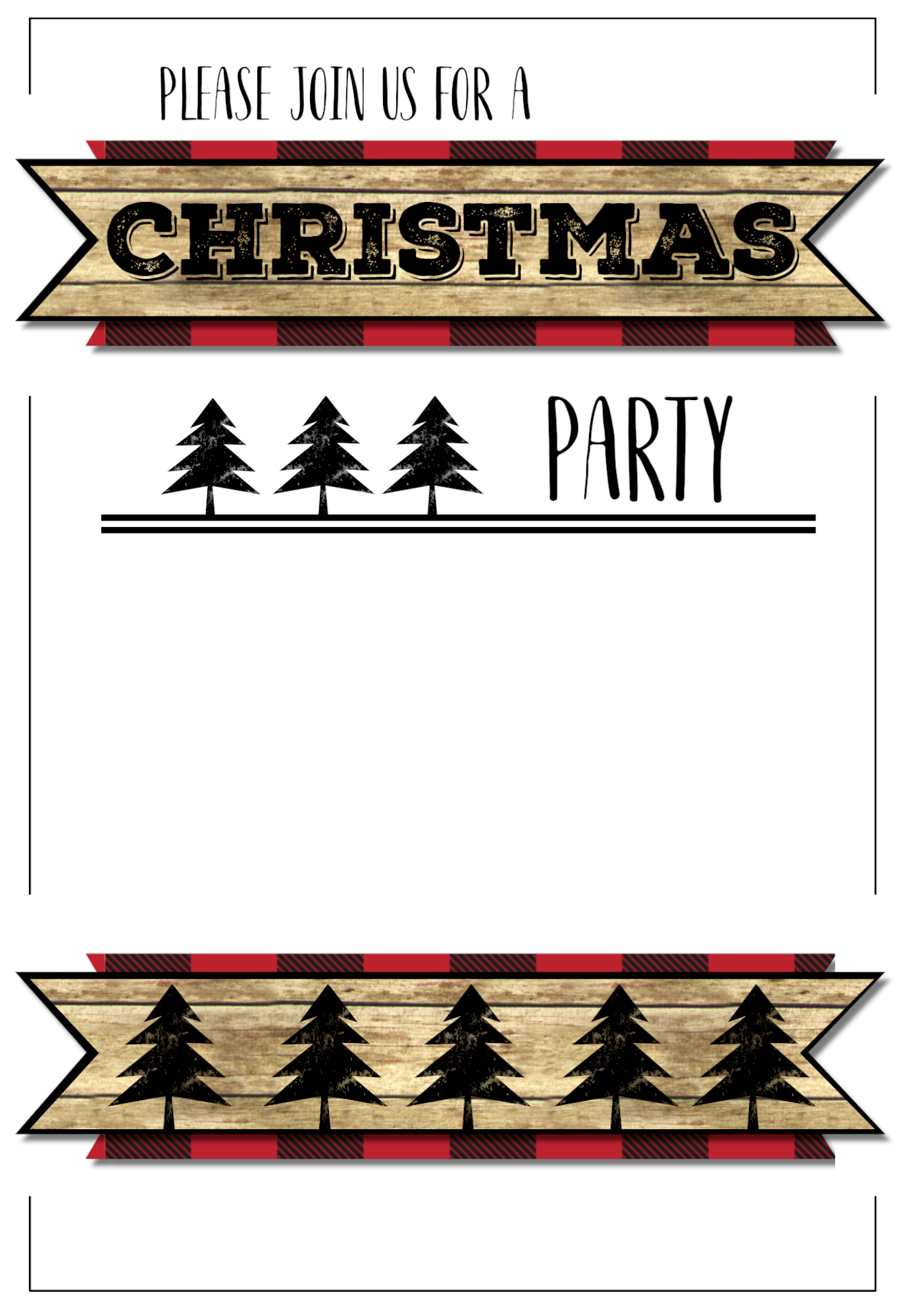 Free christmas party template download